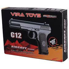 تفنگ بازی کلت مدل c12 تیر ساچمهای برند VIRA TOYS ایرانی